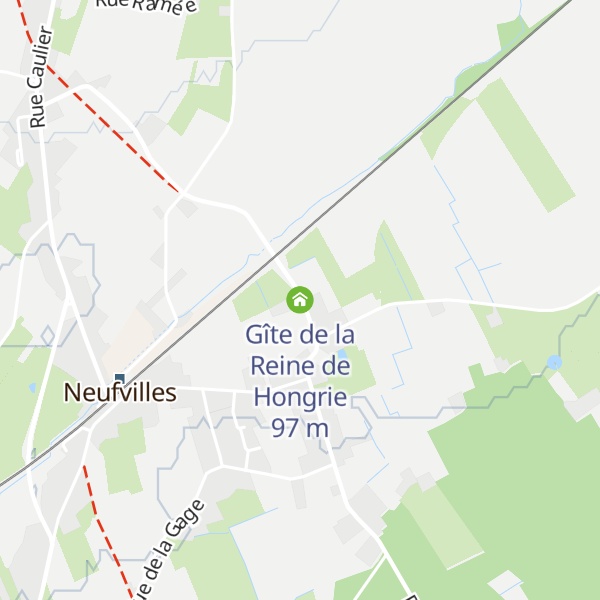 Map of Gîte de la Reine de Hongrie