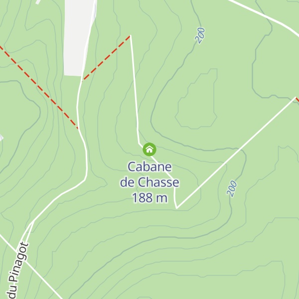 Map of Cabane de Chasse