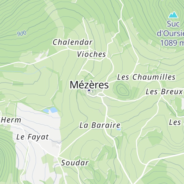 Map of Gîte Sous les Étoiles
