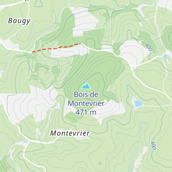 Map of Bois de Montevrier