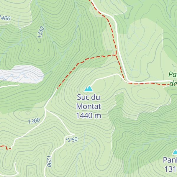 Map of Suc du Montat