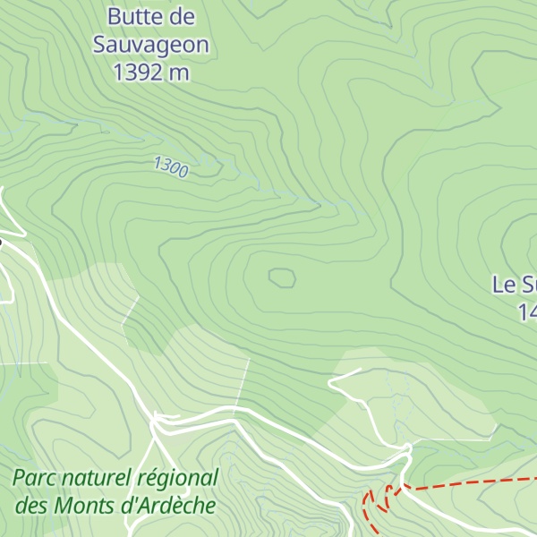 Map of Le Clapatas