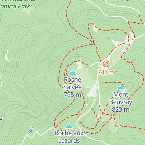 Map of Roche Salvée