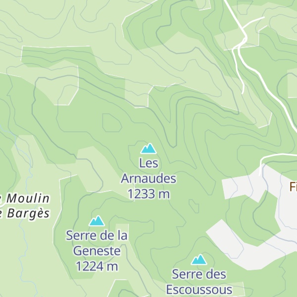 Map of Les Arnaudes