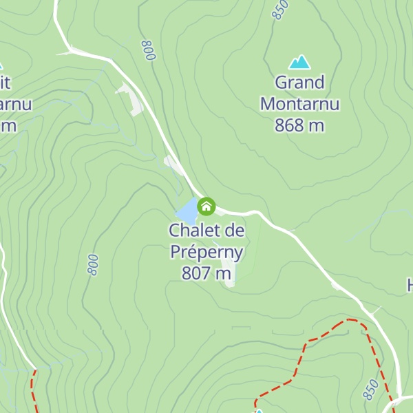 Map of Chalet de Préperny