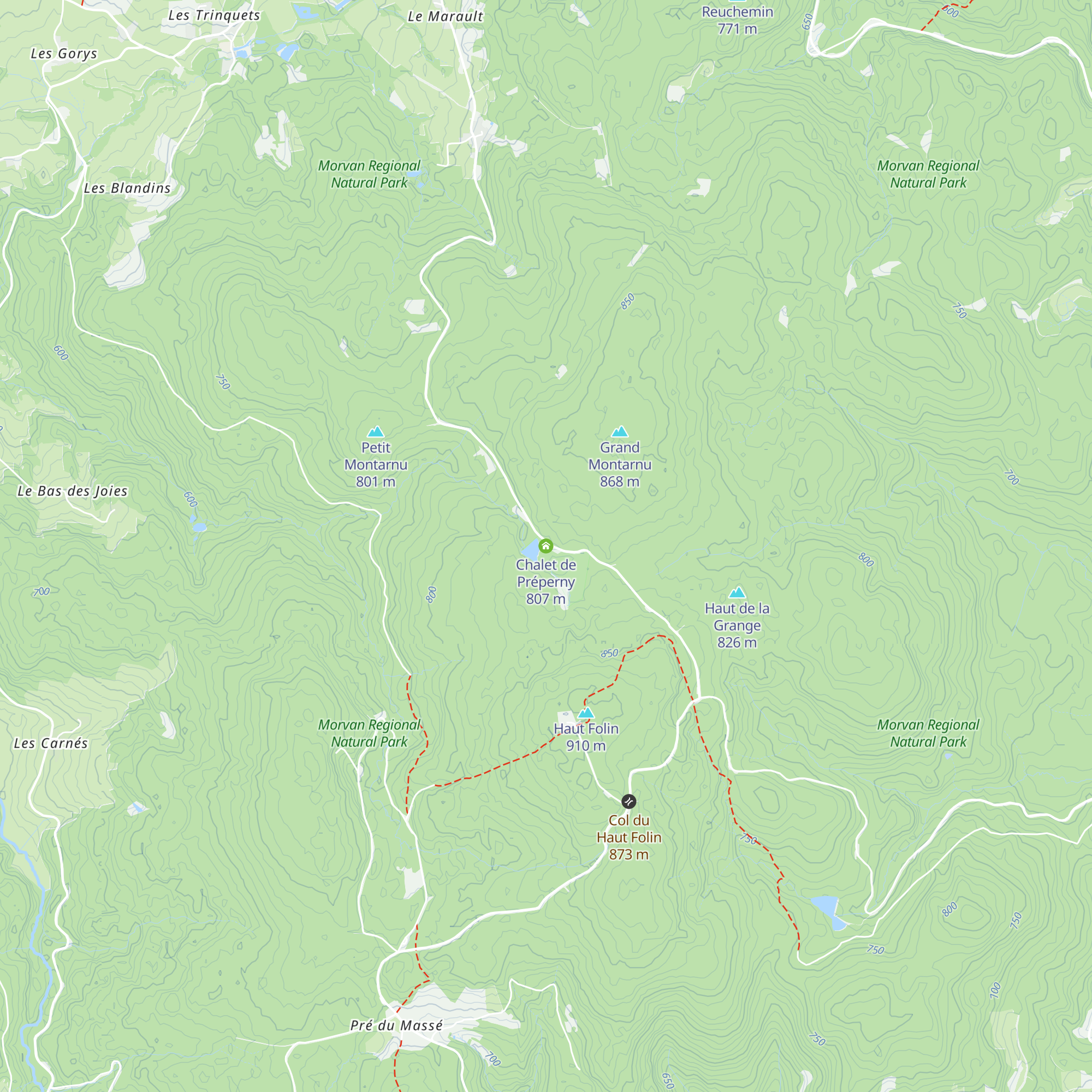 Chalet de Préperny map