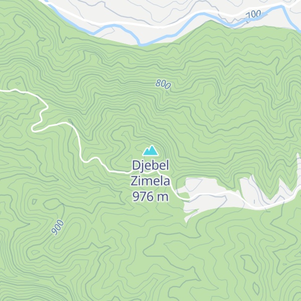 Map of Djebel Zimela