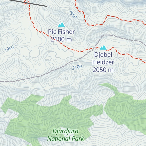 Map of Djebel Haizer