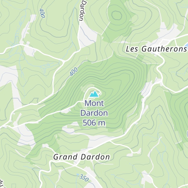 Map of Mont Dardon