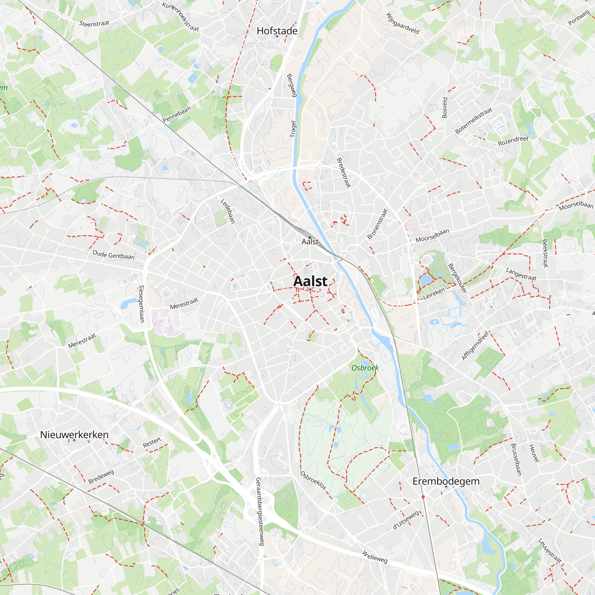 Toeristische Dienst Aalst map