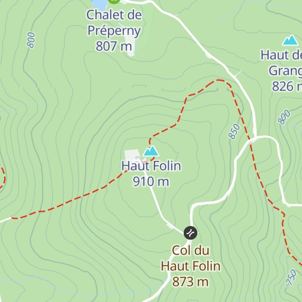 Map of Haut Folin
