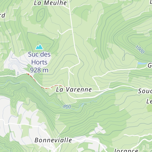 Map of Gîte Les Pinolles
