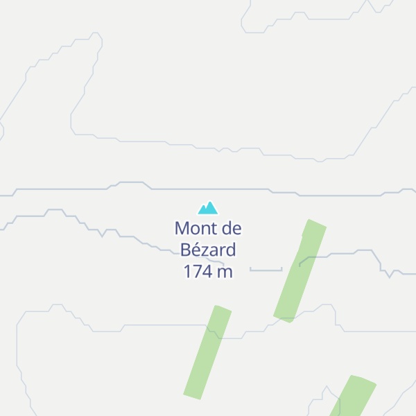 Map of Mont de Bézard
