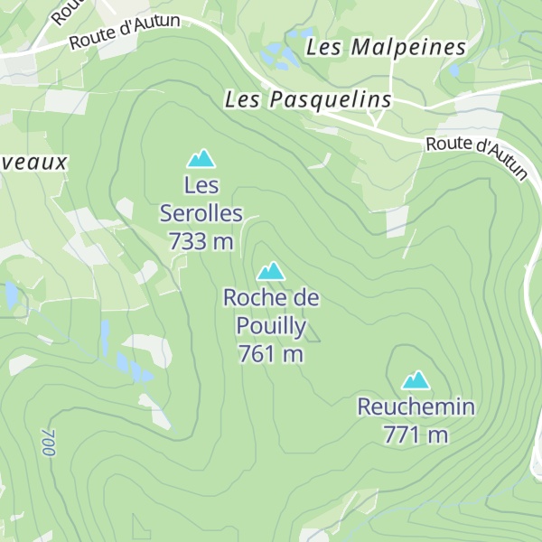 Map of Roche de Pouilly