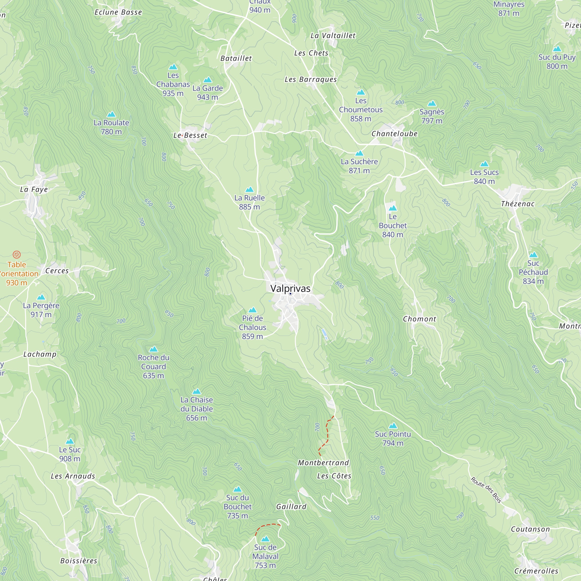 Gîte d'étape communal map