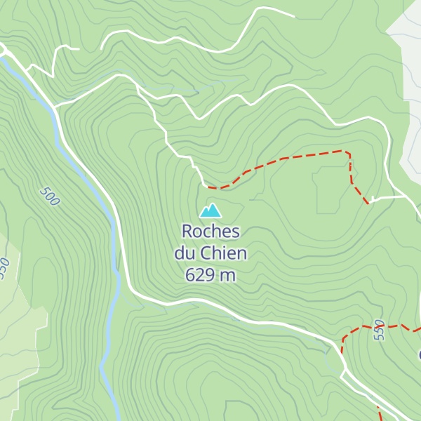 Map of Roches du Chien