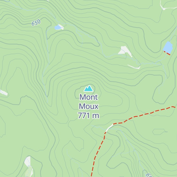 Map of Mont Moux