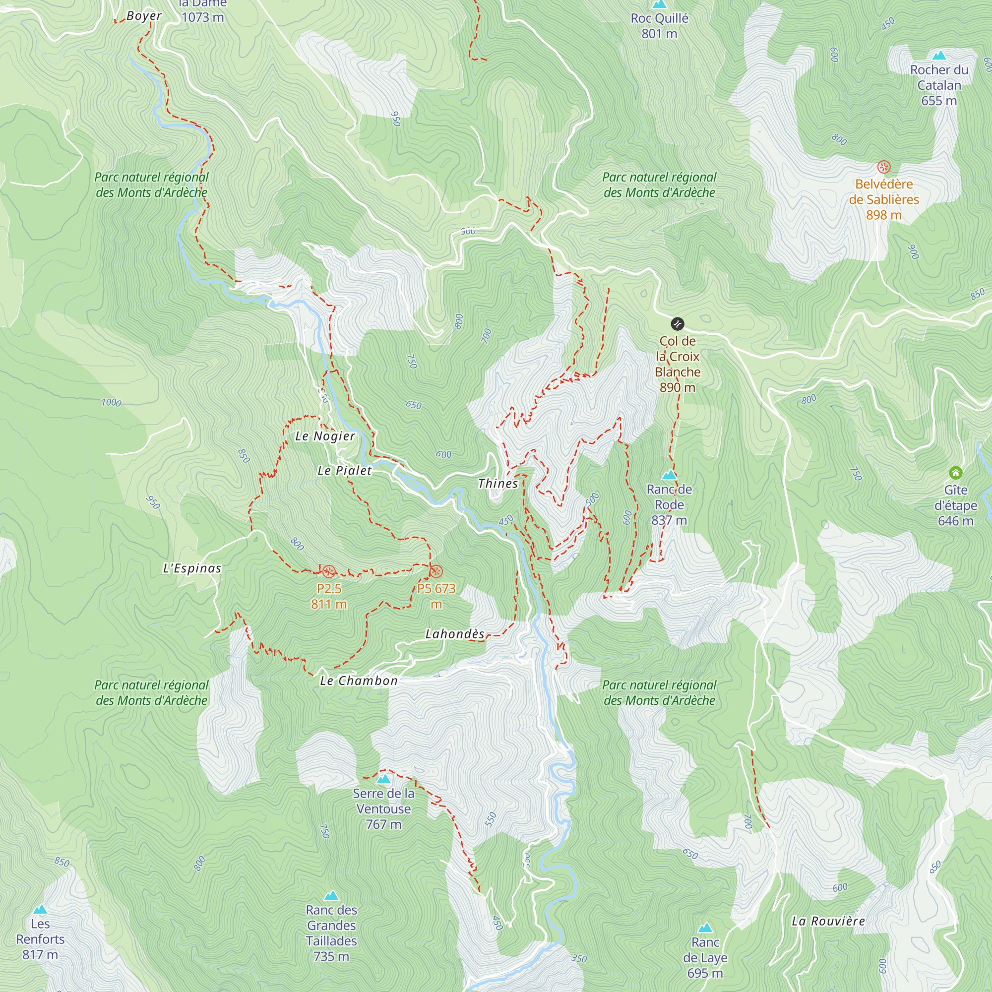 Gîte rural l’Ermitage map
