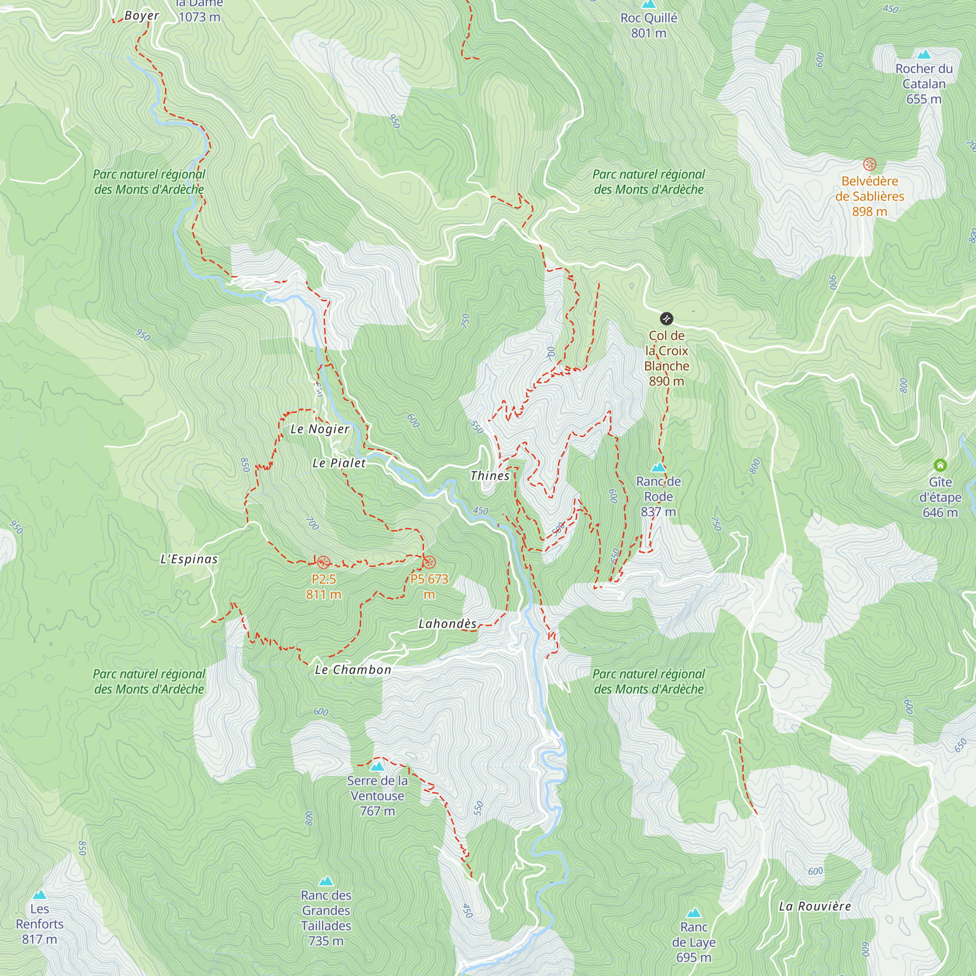 Gîte rural l’Ermitage map