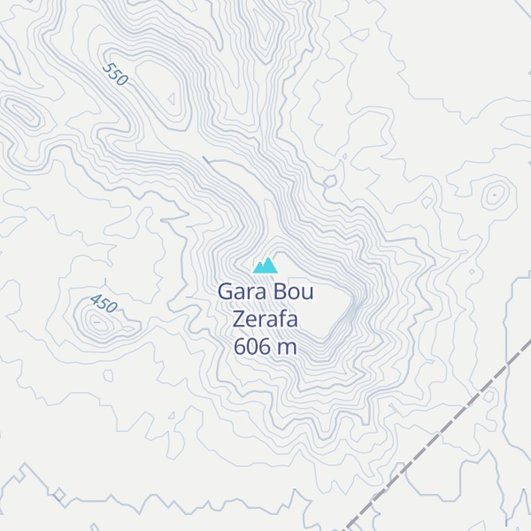 Map of Gara Bou Zerafa