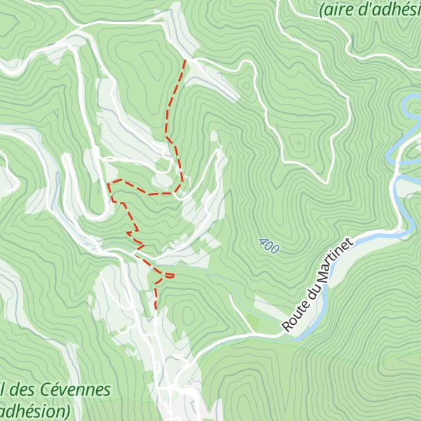 Map of Gîtes des Mènes