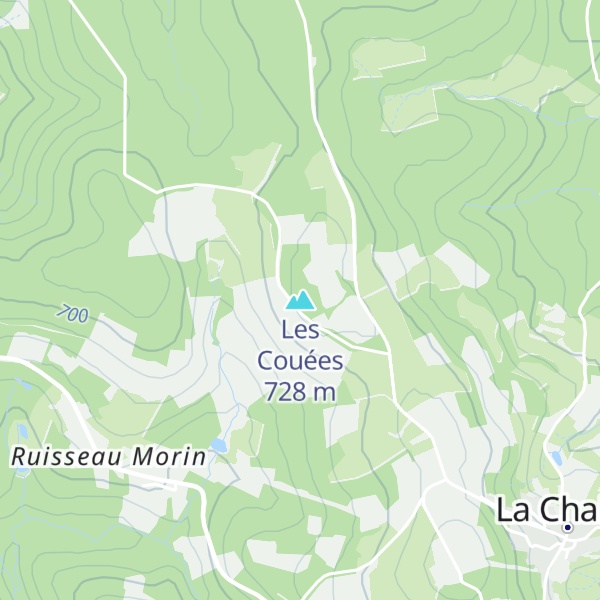 Map of Les Couées
