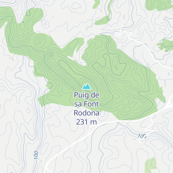 Map of Puig de sa Font Rodona