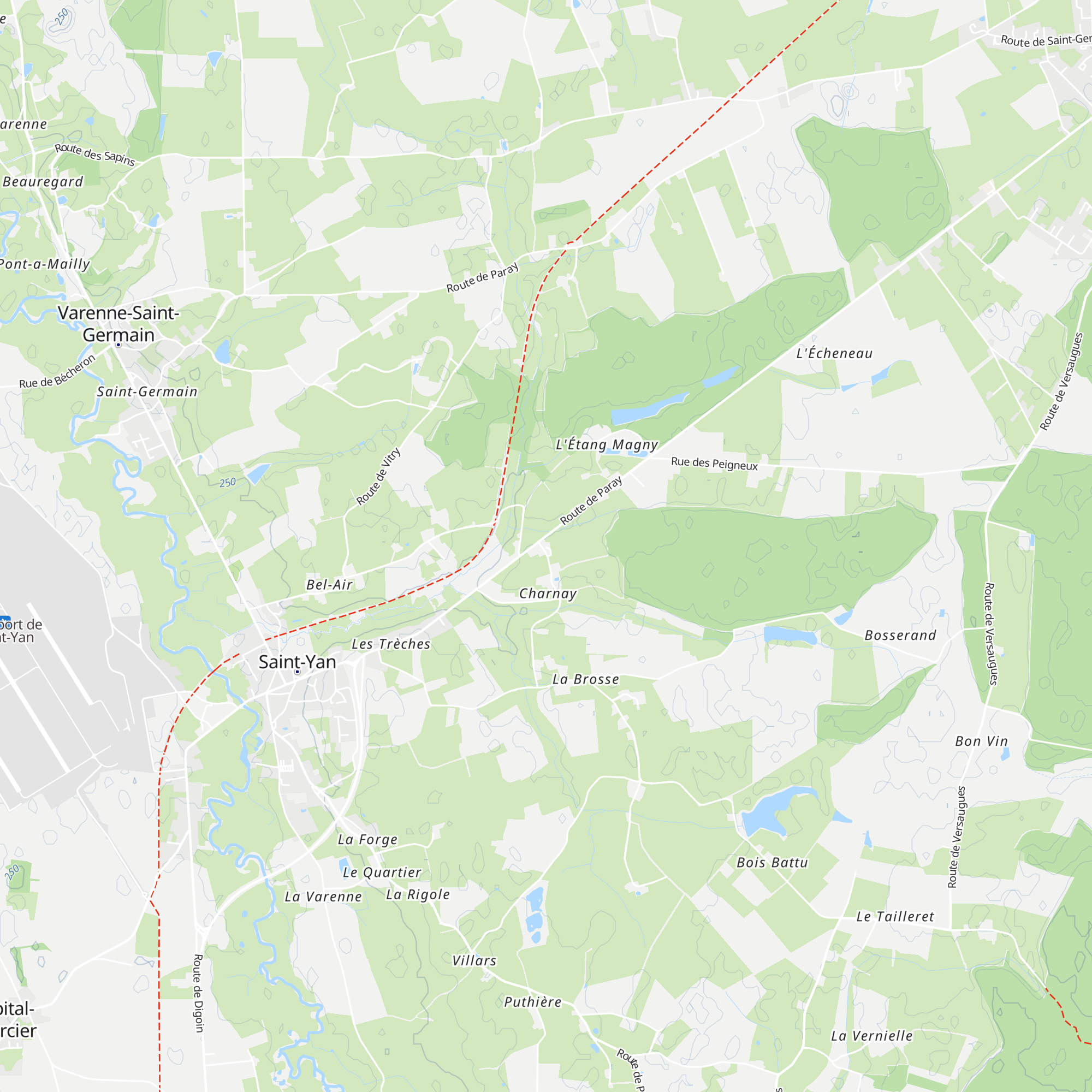 Gîtes de la Pointe map