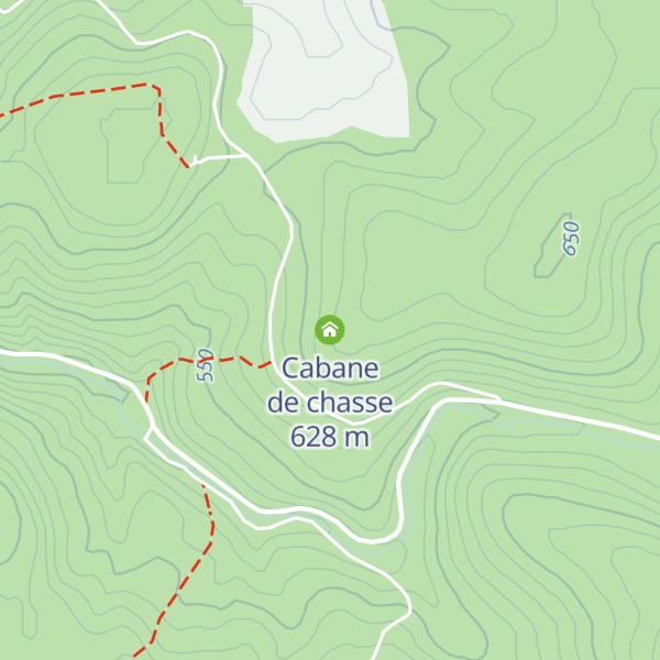 Map of Cabane de chasse