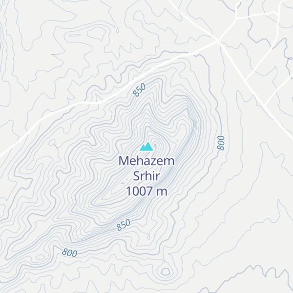 Map of Mehazem Srhir