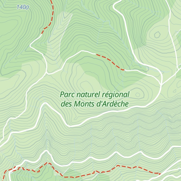 Map of Roche Misolle