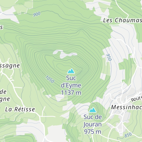 Map of Suc d'Eyme