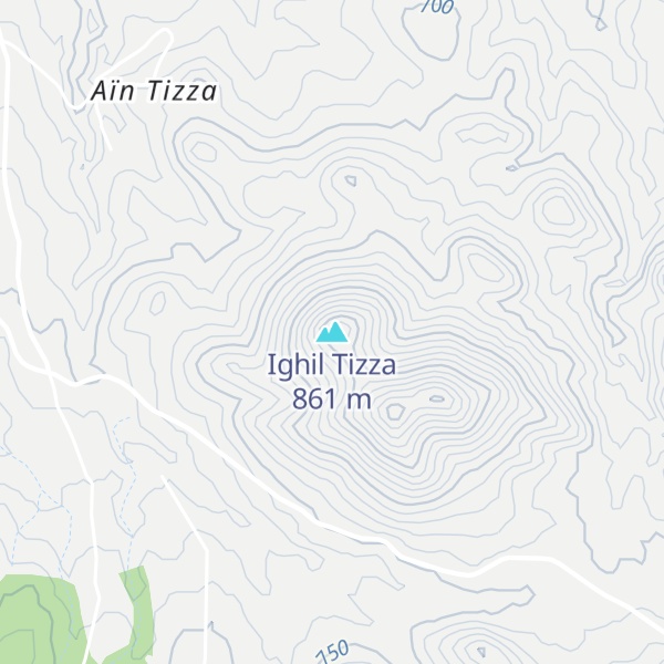 Map of Ighil Tizza
