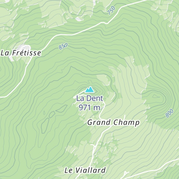 Map of La Dent