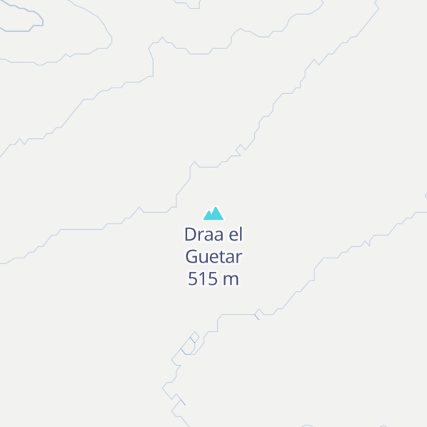 Map of Draa el Guetar