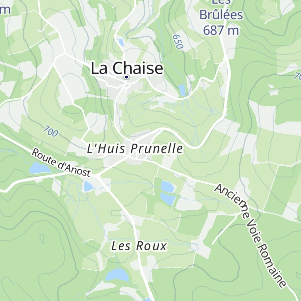 Map of Gîtes d’Étape
