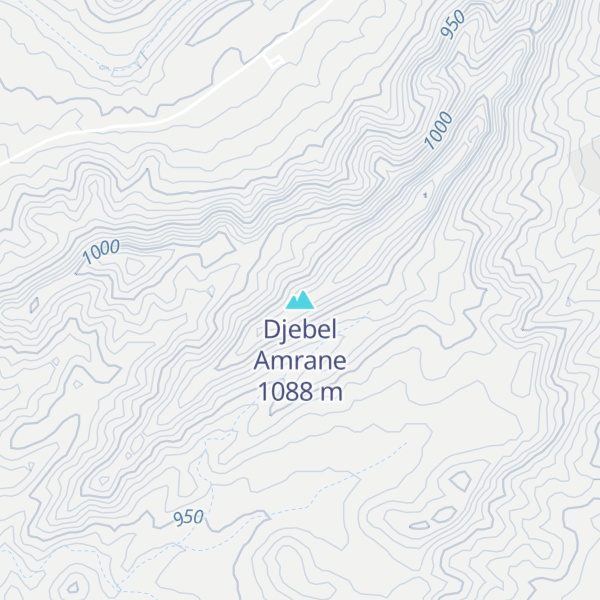 Map of Djebel Amrane