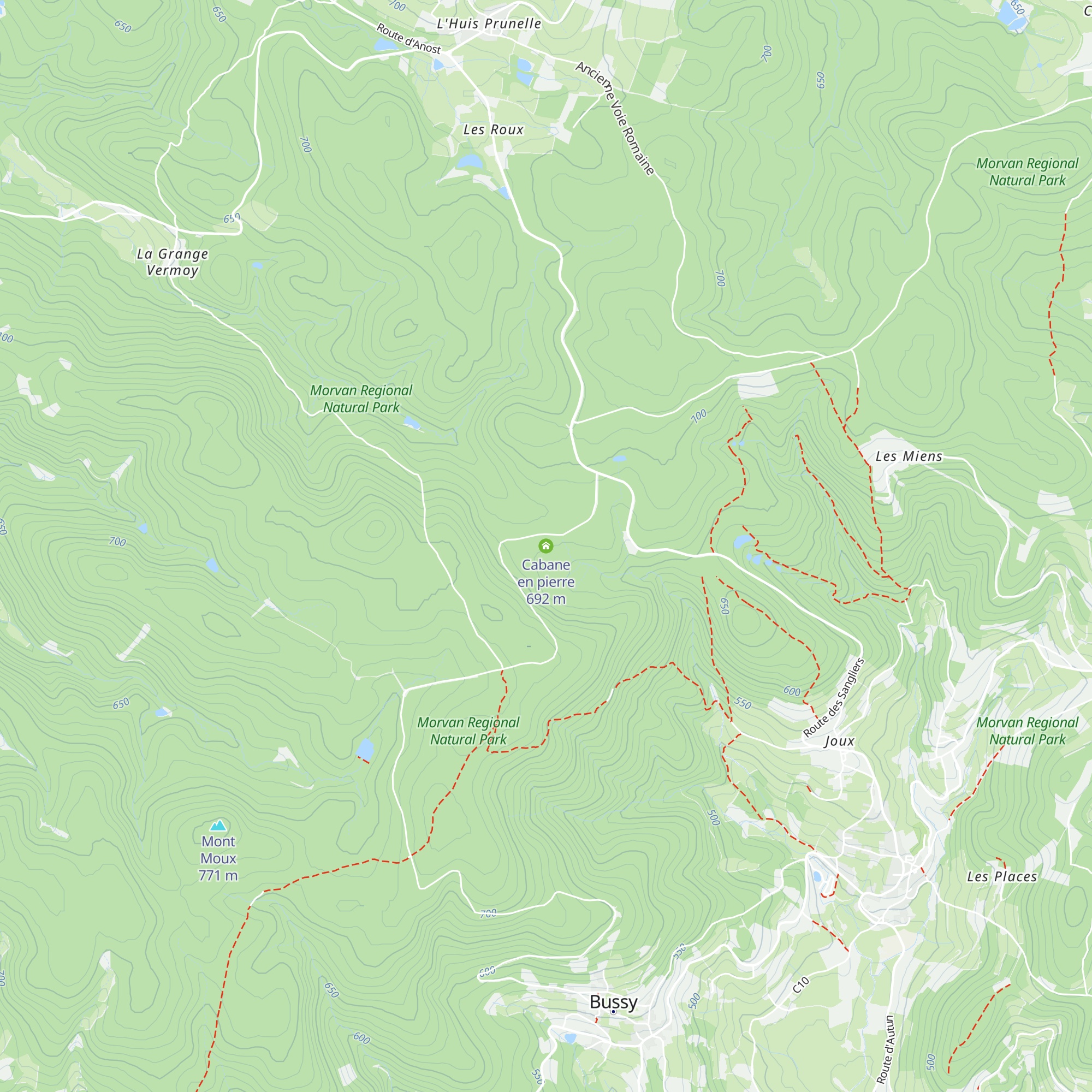 Cabane en pierre map