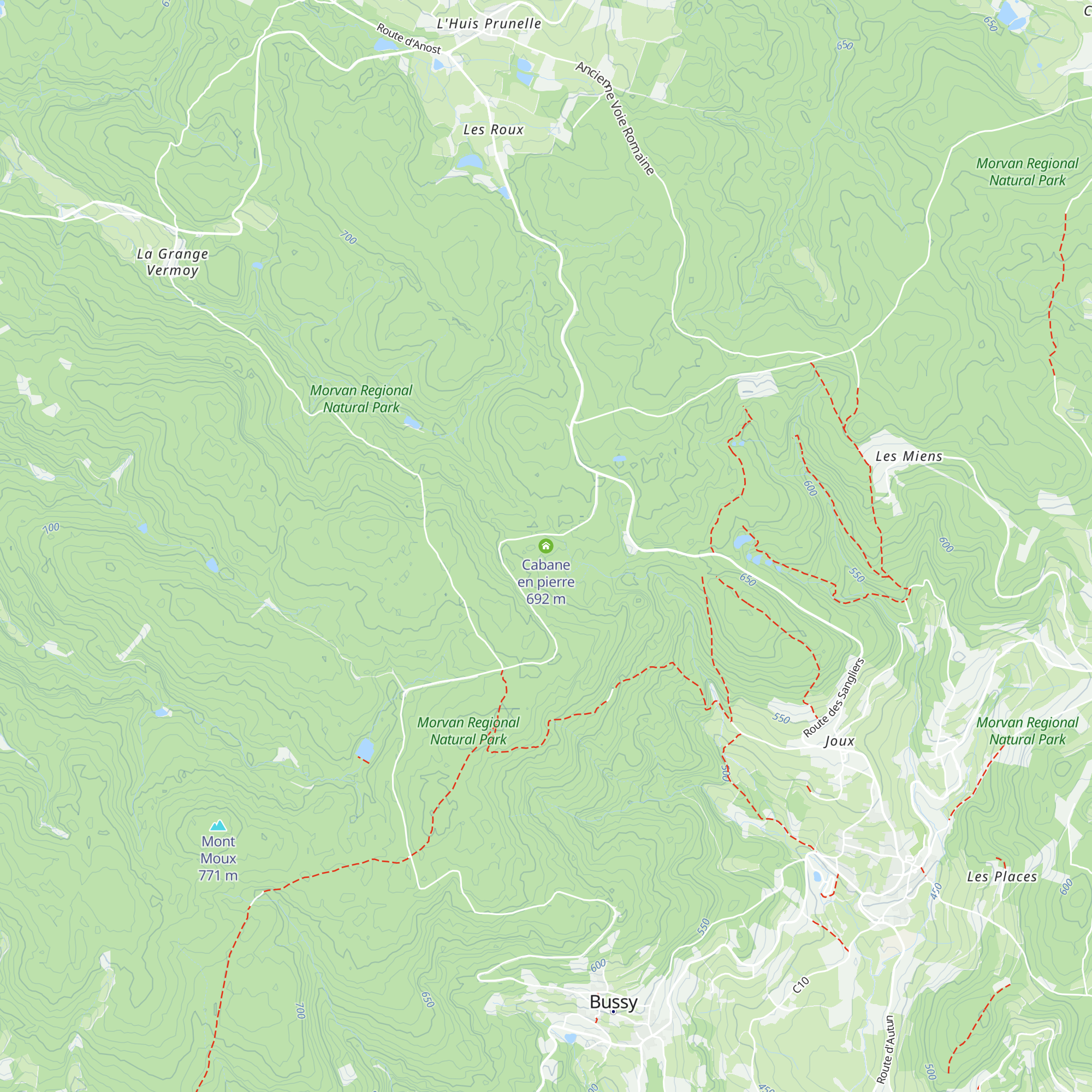 Cabane en pierre map