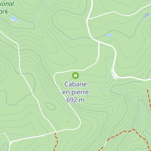 Map of Cabane en pierre