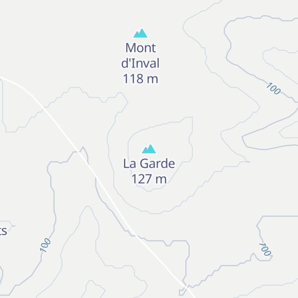 Map of La Garde