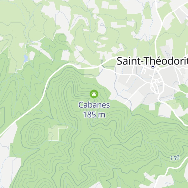 Map of Cabanes