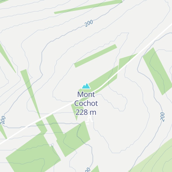 Map of Mont Cochot