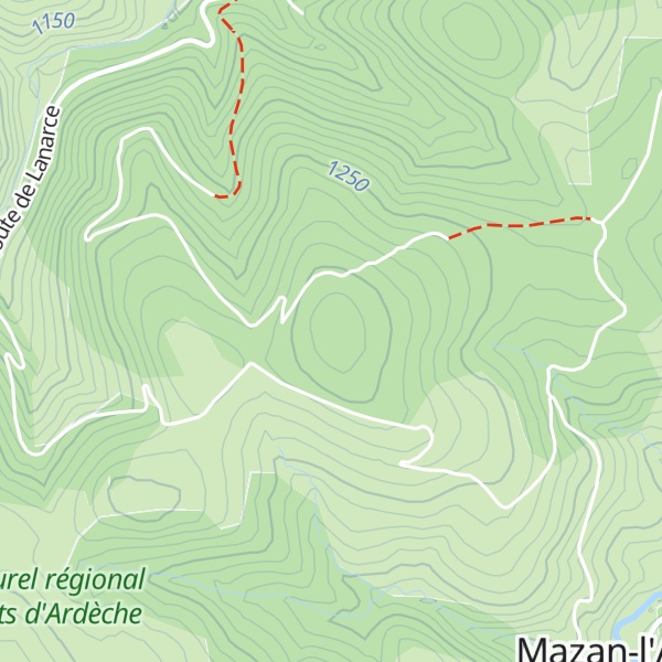 Map of Serre de Piéfaud