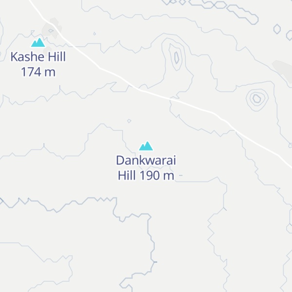 Map of Dankwarai Hill