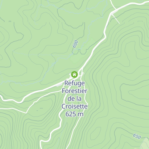 Map of Refuge Forestier de la Croisette