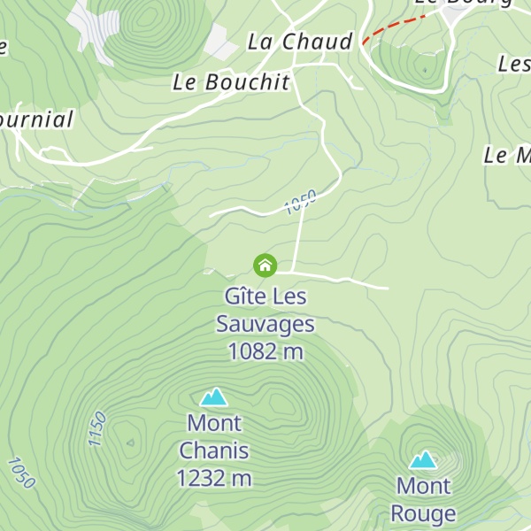 Map of Gîte Les Sauvages