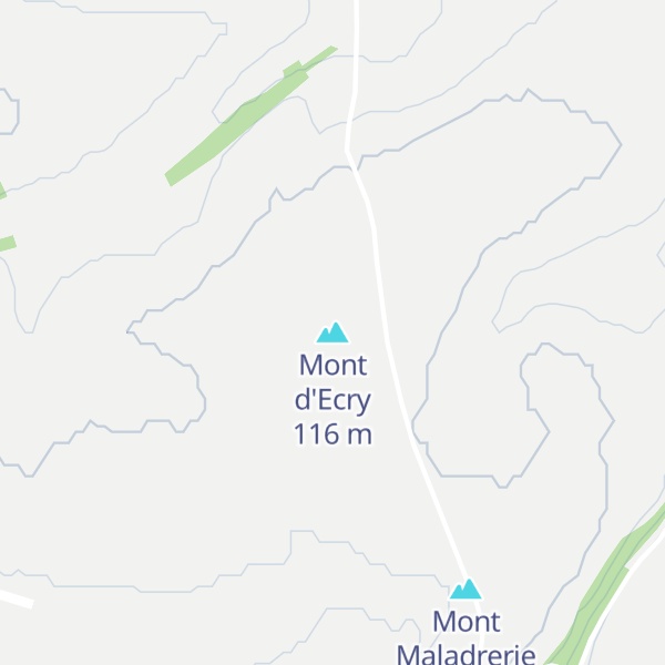 Map of Mont d'Ecry