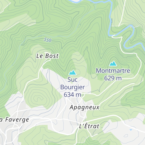 Map of Suc Bourgier