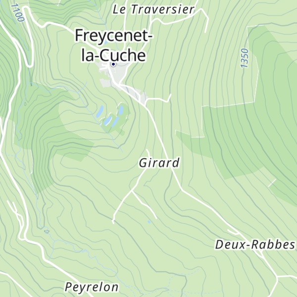Map of Gîte Épicéas et Digitales